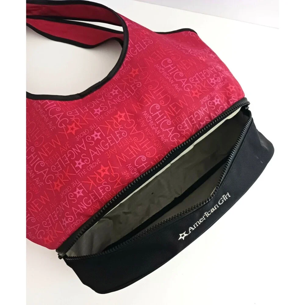 NEW American Girl Doll Carrier Nylon Travel Bag Zip Storage Compartment 13X4X8